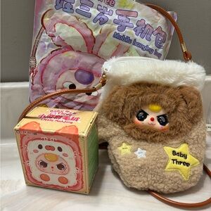 Baby Three mobile hanging bag confirmed and mahjong blind box